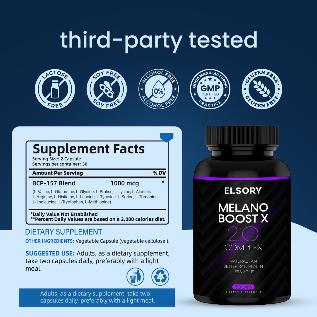 MelanoBoost X – tanning support